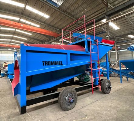 이중 스크린 중력 50 톤 광산 금 분리를 위한 트럼블 기계