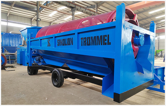 80-150t/h 용량 다이아몬드 트럼블 오스트레일리아의 모래 금 채굴에 맞춤형 디자인