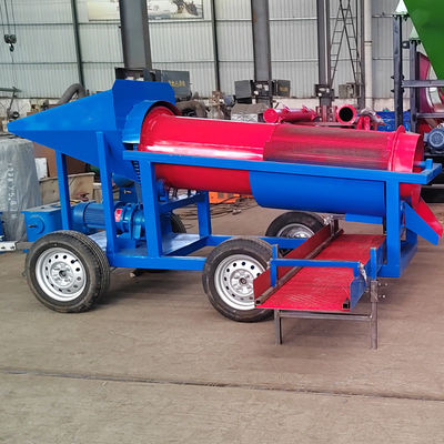 모바일 금광 트럼멜 스크린 5-10 톤 알루비얼 플랜트 사용자 정의 옵션