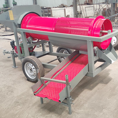 이동 금 모래 분리기 광업 트럼멜 기계 금 분리 세척 공장