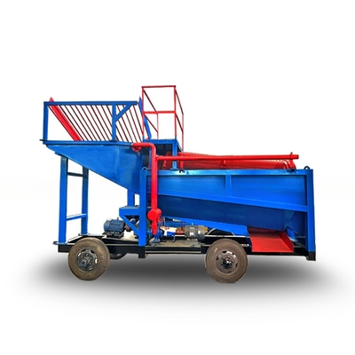 2000kg 용량 소금 가공용 휴대용 트럼멜 금 세탁기 라인