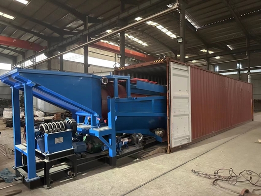 30-50t/h 고 회수율 금 트럼블 오스트레일리아 간편한 휴대용 모바일 스크리닝