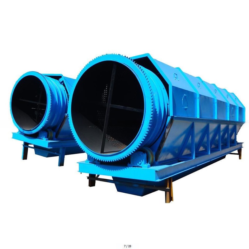 폐기물 재활용 기계 드럼 스크린 시트 배charge 크기 6mm 이하 또는 요청