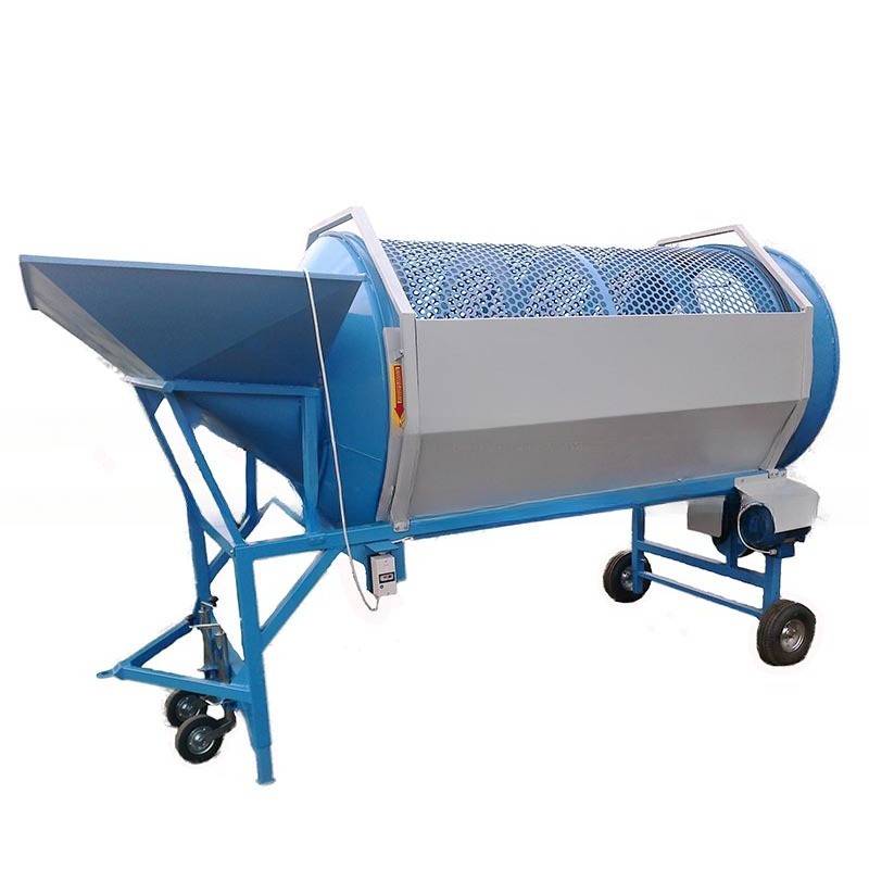 이동형 토양 콤포스트 트럼벨 스크린 시프터 및 유기농 비료 스크린