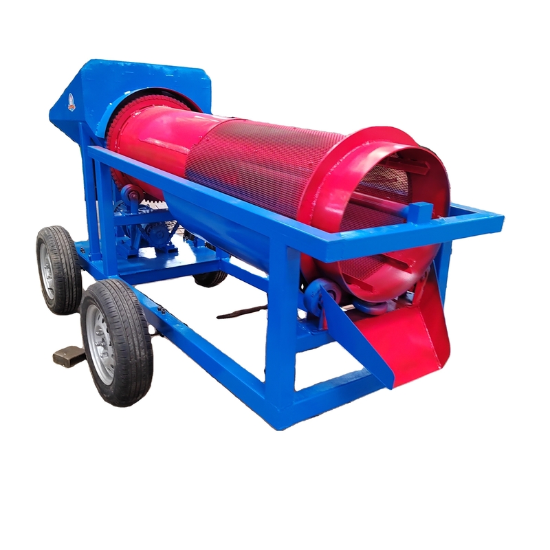 1.5 KW 미니 트럼벨 플랜 소 금 트럼벨 세탁 공장 600 KG 알루비얼 금에 적합